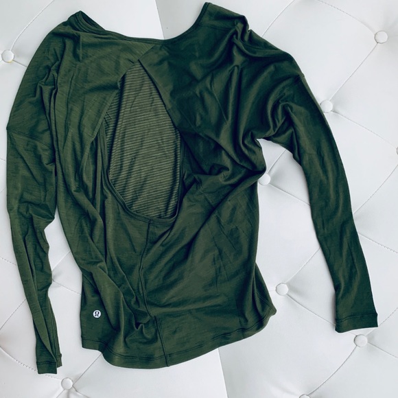 Lululemon Athletica long sleeve top open back - Picture 8 of 9